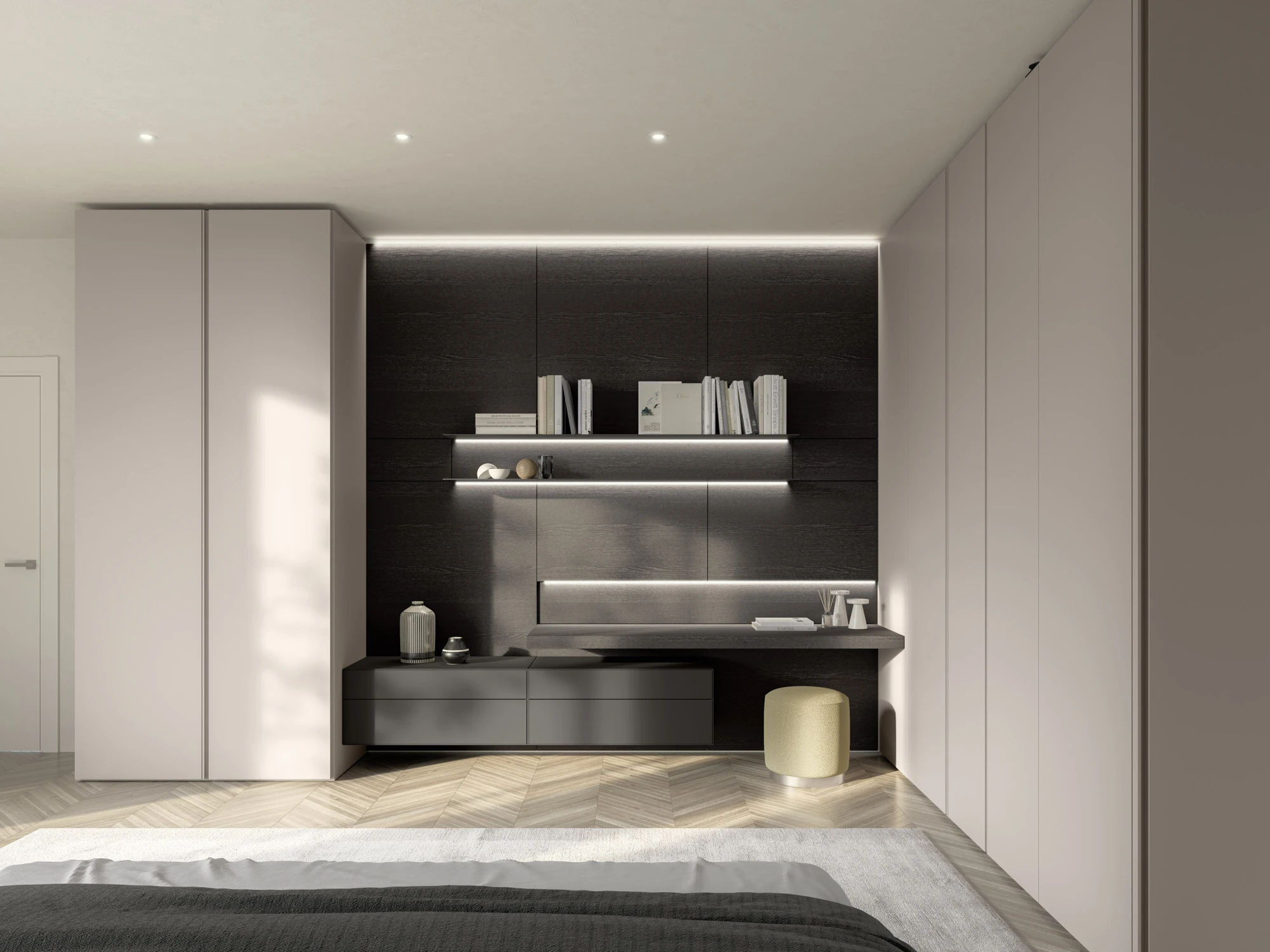 Wardrobe with Boiserie