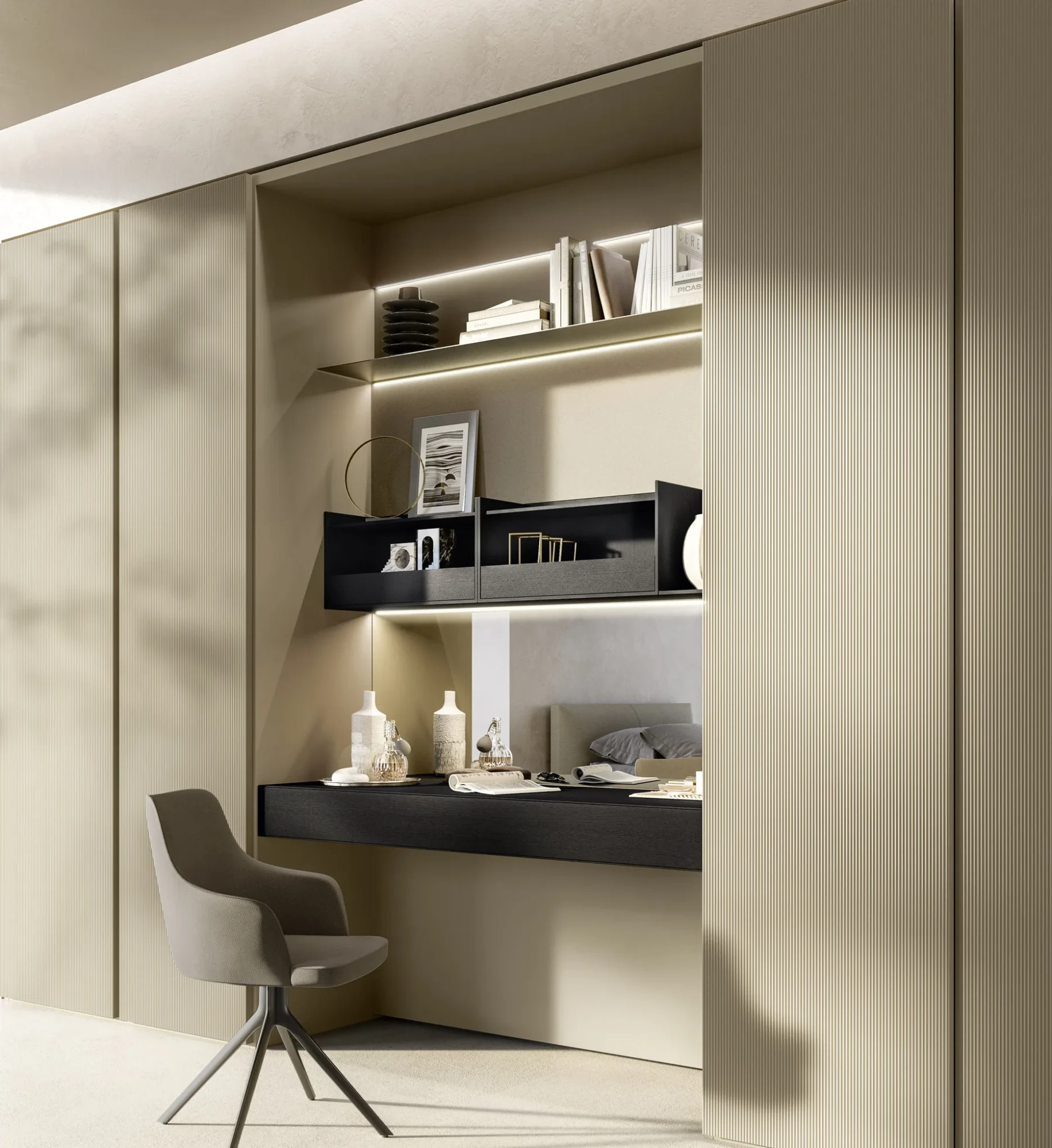 Wardrobe with Boiserie