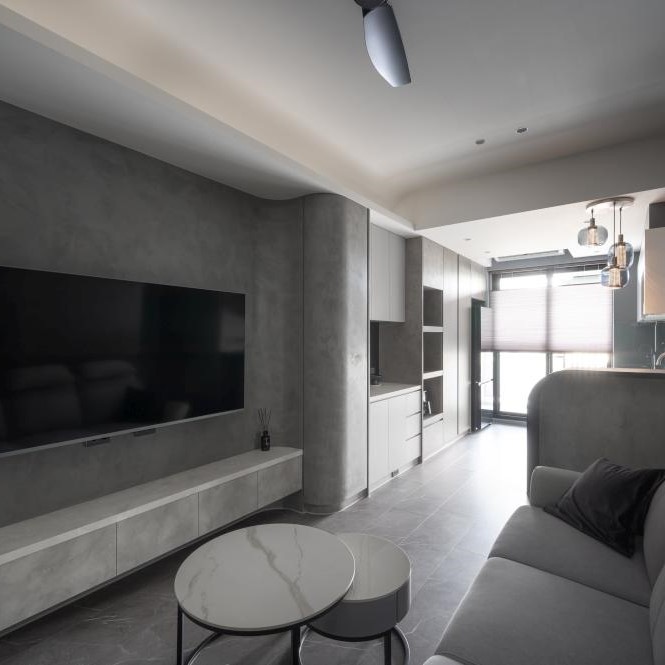 灰光潤影 | 台南室內設計 | 台南新成屋設計