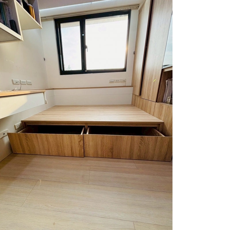 台中書櫃改裝 | 長生ㄧ街廖老師書房改修案