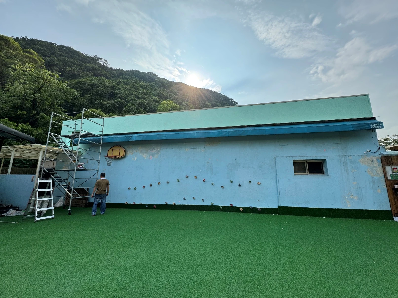 小綠山森林幼兒園外牆美化工程