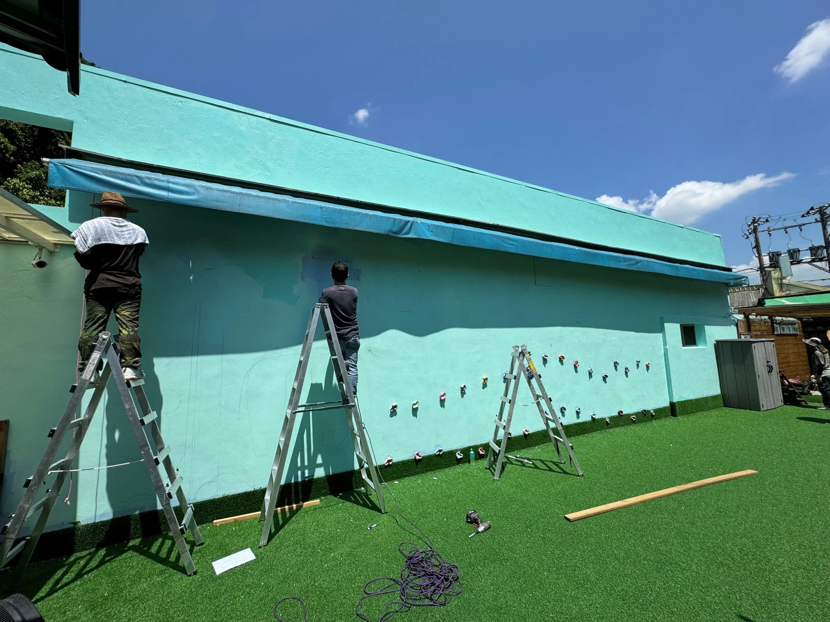 小綠山森林幼兒園外牆美化工程