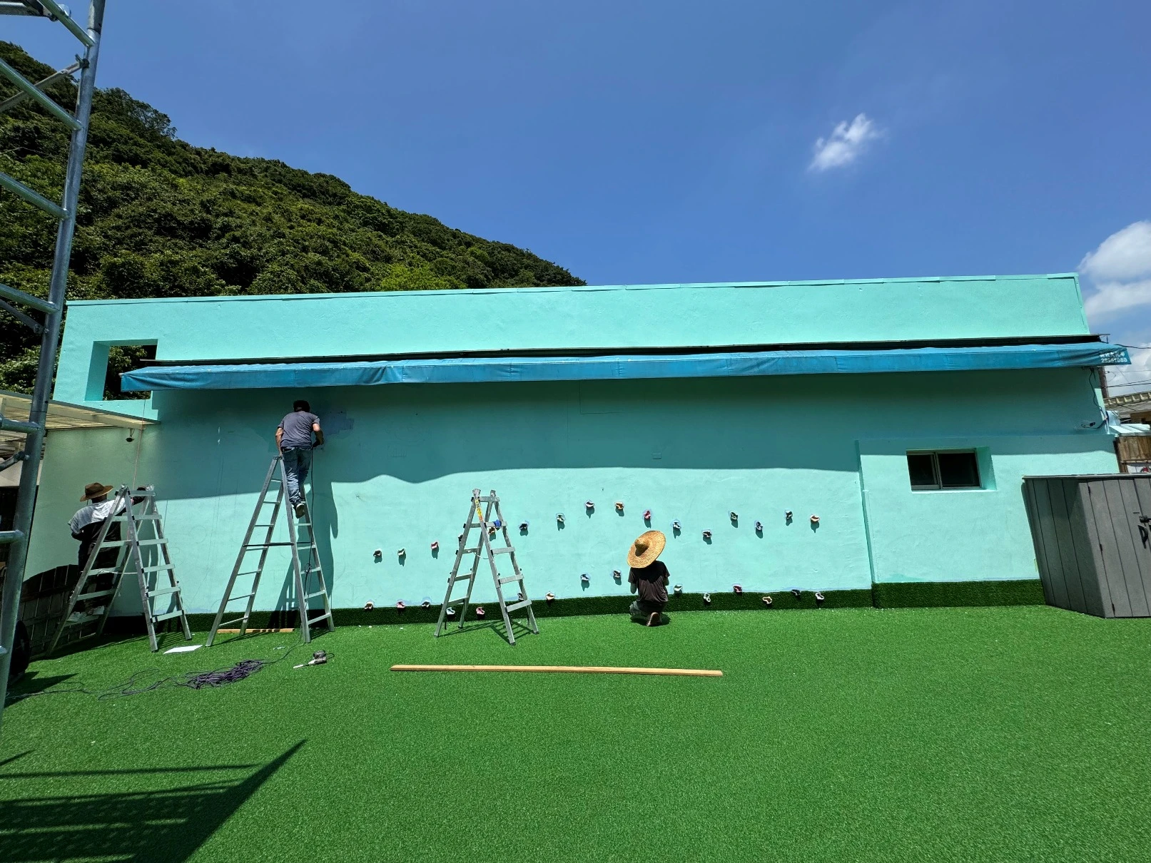 小綠山森林幼兒園外牆美化工程