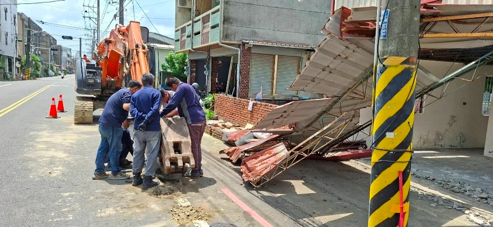 鐵皮屋拆除夷為平地