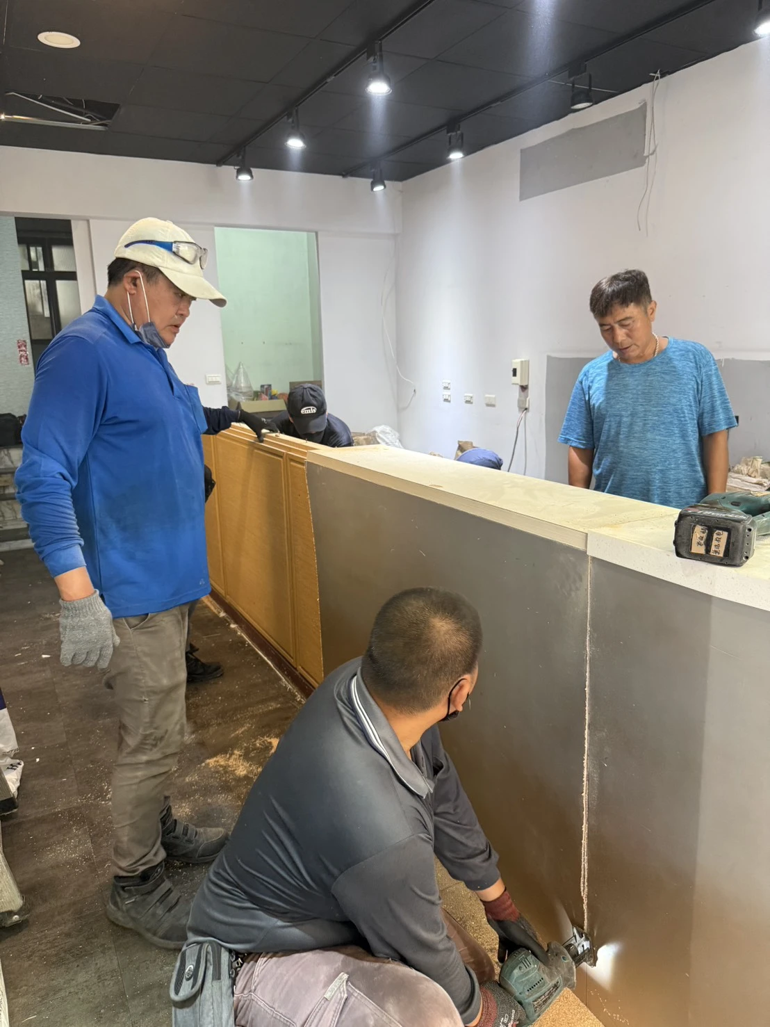 店面局部裝潢拆除施工前、中、後