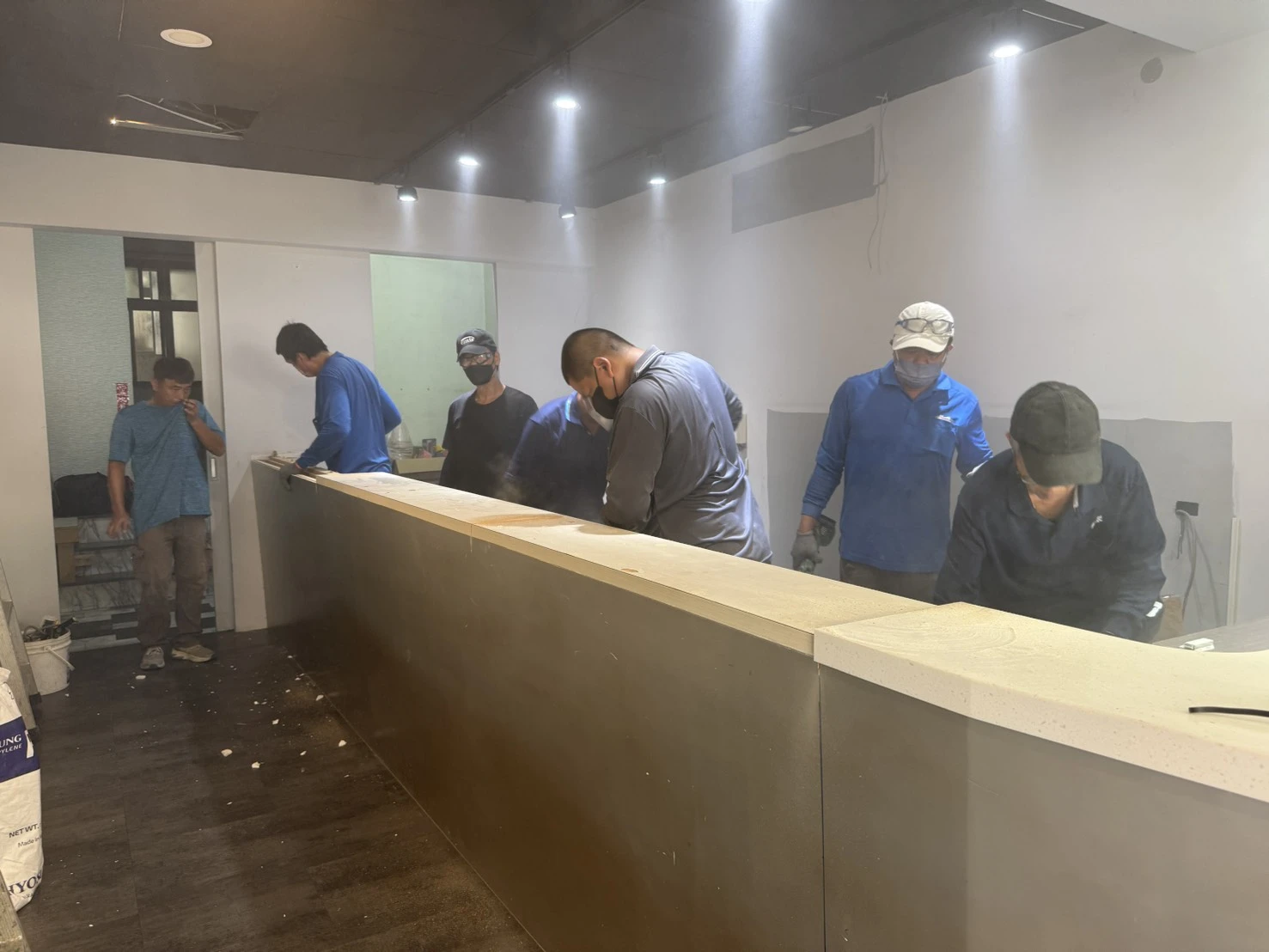 店面局部裝潢拆除施工前、中、後