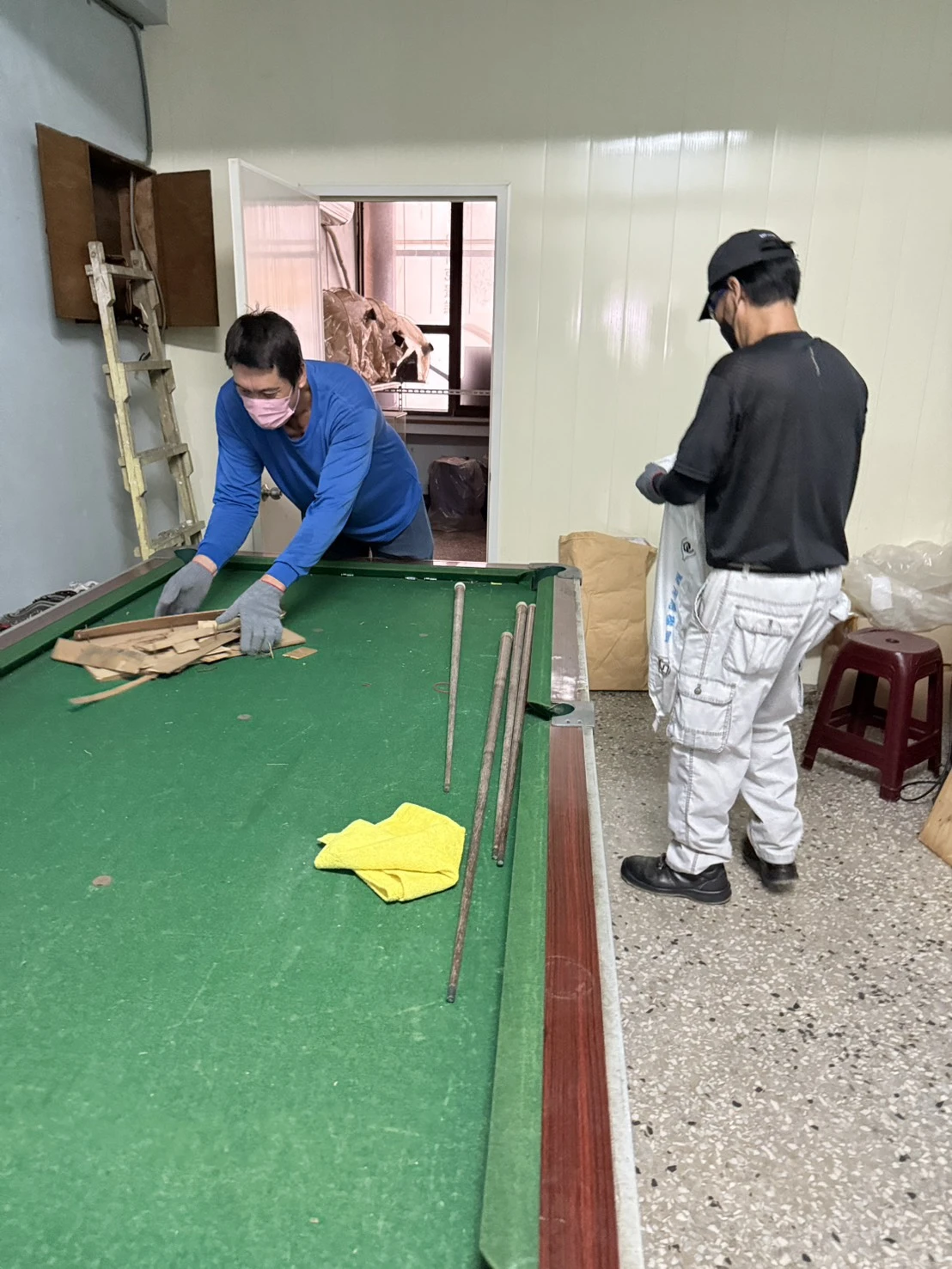 店面局部裝潢拆除施工前、中、後