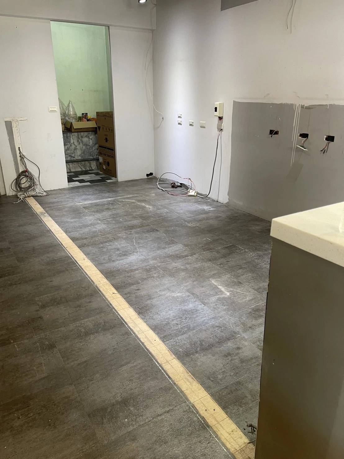店面局部裝潢拆除施工前、中、後