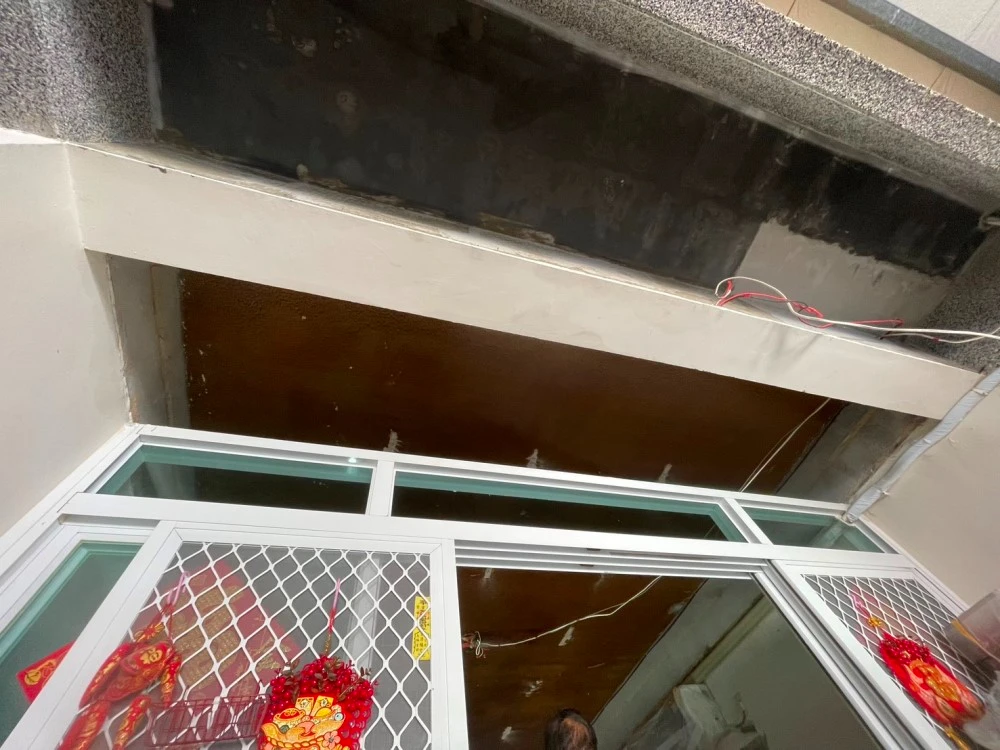 透天住宅1-3樓天花板、局部裝潢拆除施工前、中、後
