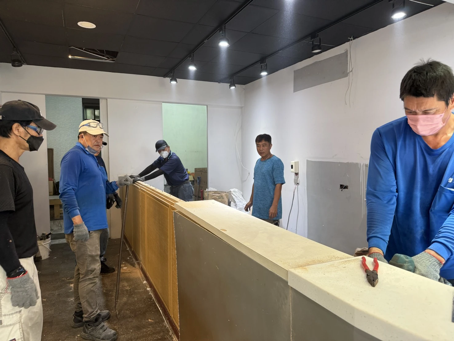 店面局部裝潢拆除施工前、中、後