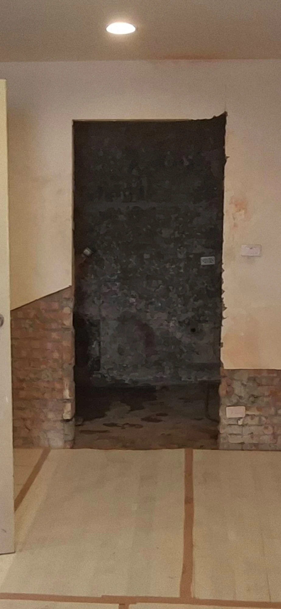 透天住宅局部裝潢拆除、局部牆面.廁所打除施工前、中、後