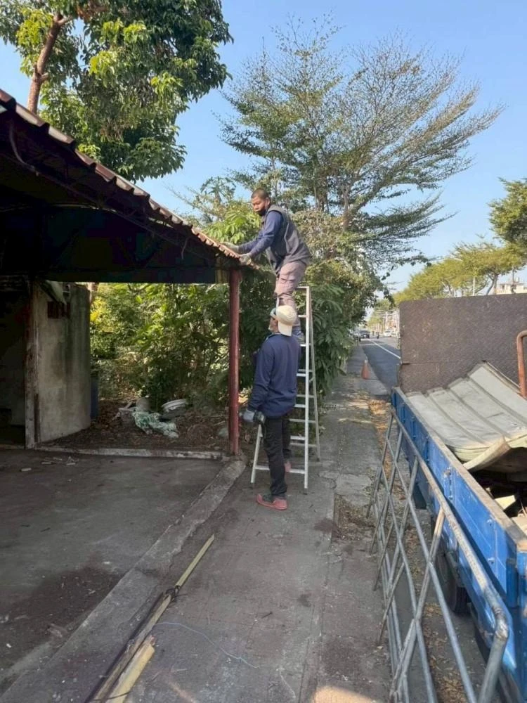 鐵皮屋拆除夷為平地