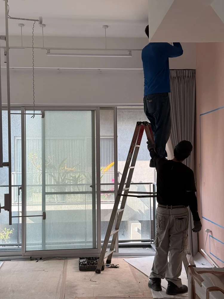 透天住宅局部裝潢.坎燈拆除、局部地面打到見底施工前、中、後