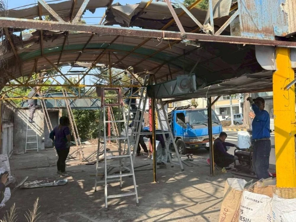 鐵皮屋拆除夷為平地
