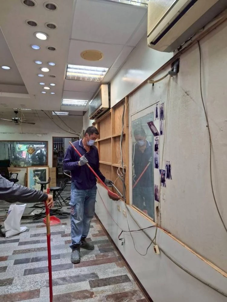 店面裝潢天花板拆除施工前中後
