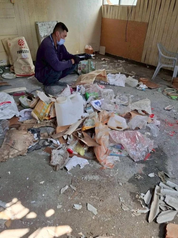 鐵皮拆含內部裝潢拆除夷為平地施工前中後