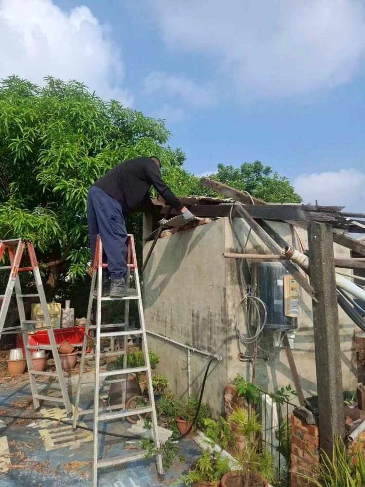 鐵皮拆含內部裝潢拆除夷為平地施工前中後