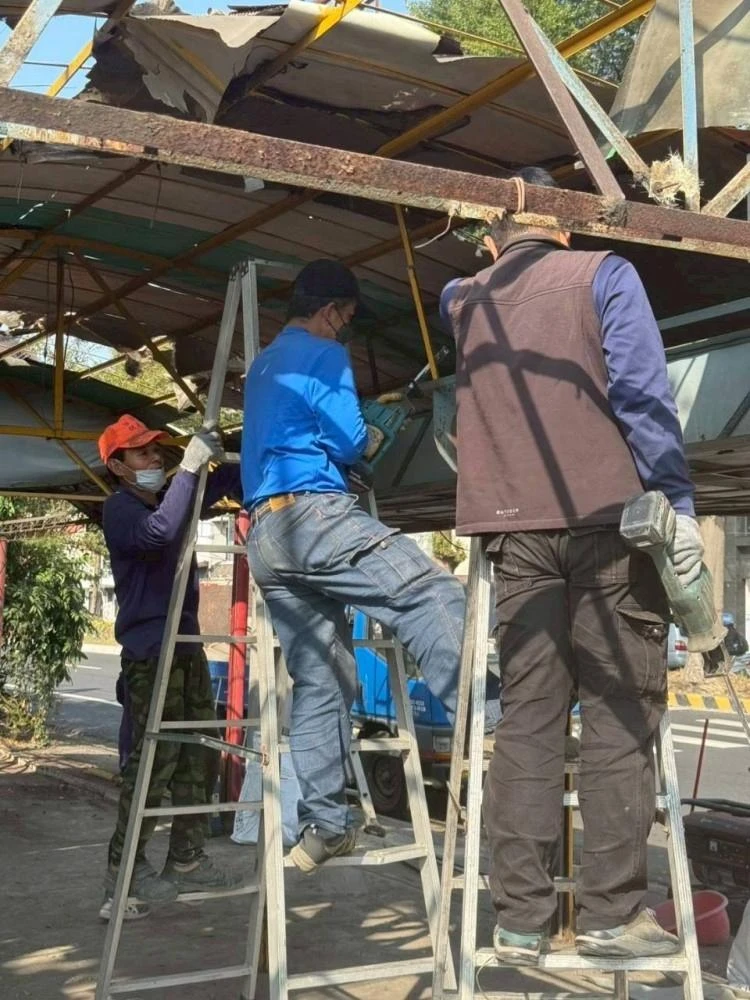 鐵皮屋拆除夷為平地