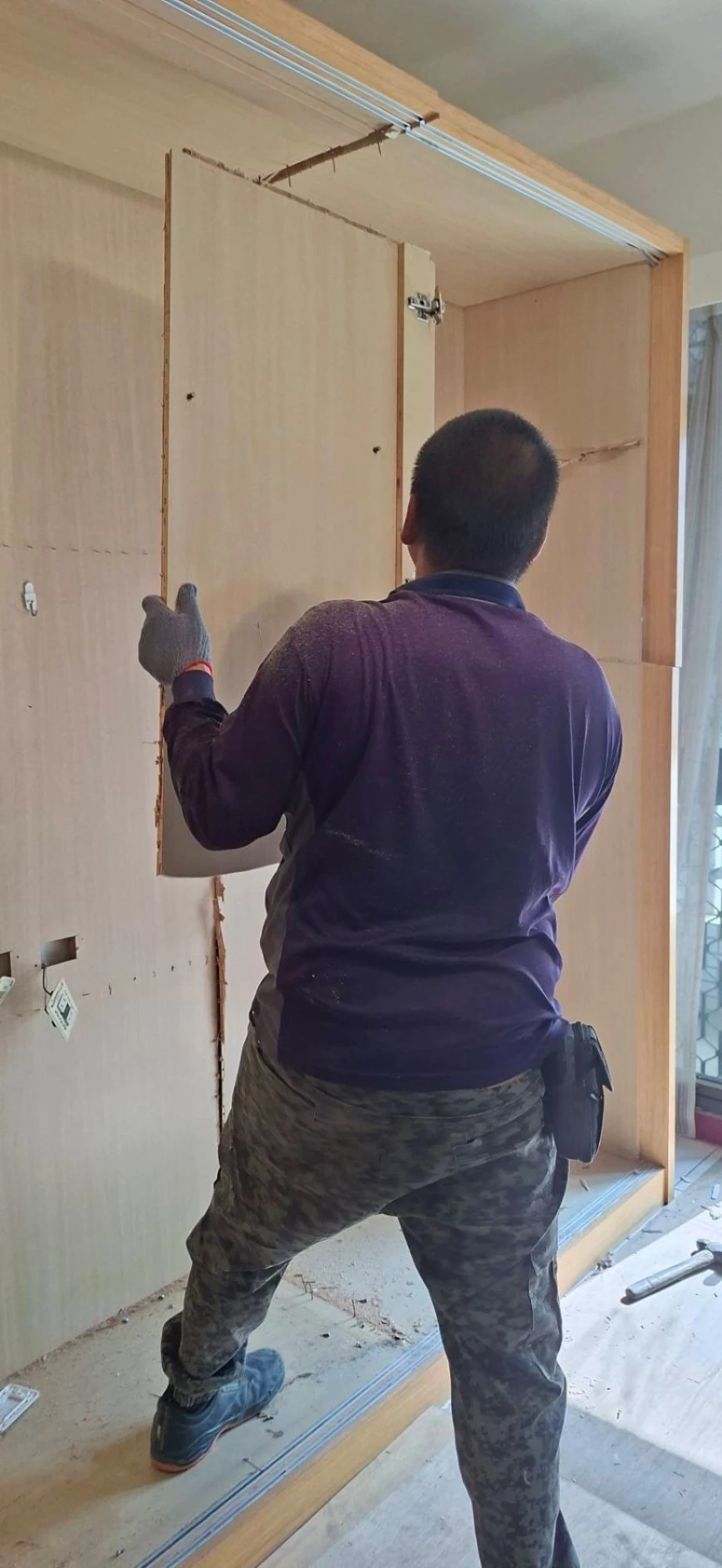 透天住宅局部裝潢拆除、局部牆面.廁所打除施工前、中、後