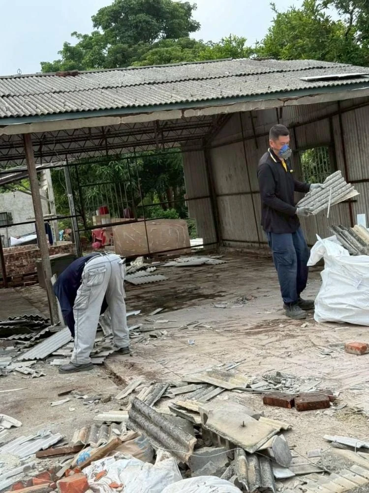 鐵皮拆含內部裝潢拆除夷為平地施工前中後