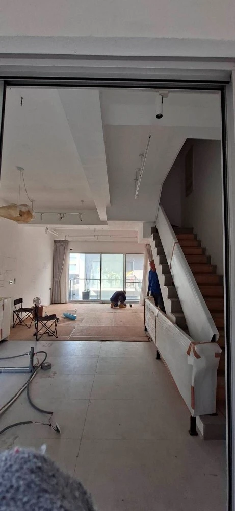 透天住宅局部裝潢.坎燈拆除、局部地面打到見底施工前、中、後