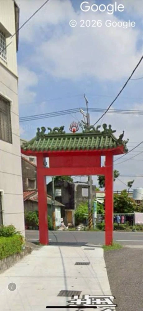 寺廟拱門拆除施工前、中、後