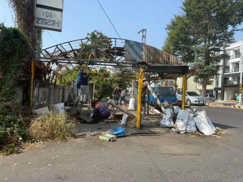 鐵皮屋拆除夷為平地