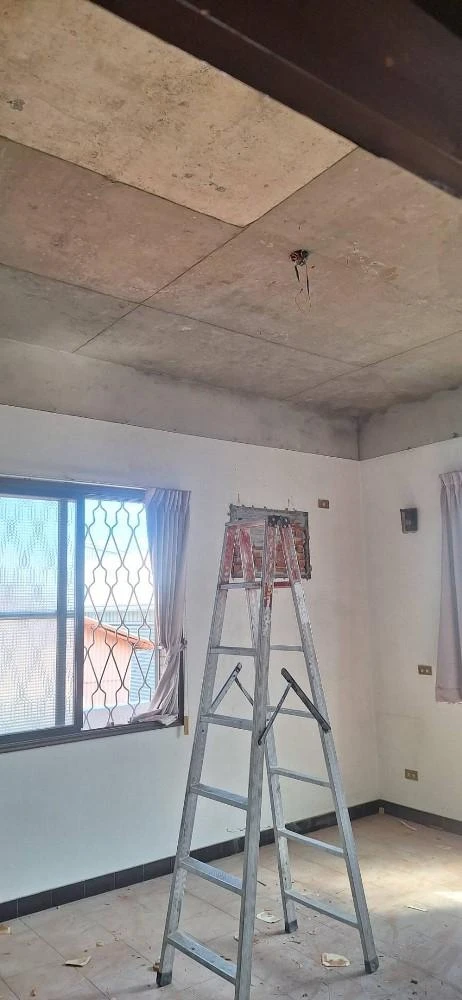 透天住宅天花板.局部櫃子拆除施工前、中、後