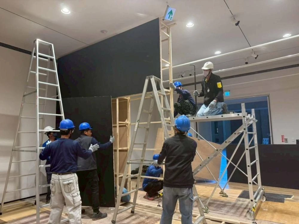 整場設備拆除施工前中後