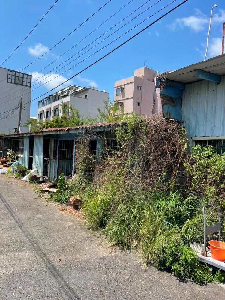 老屋拆除夷為平地施工前、中、後