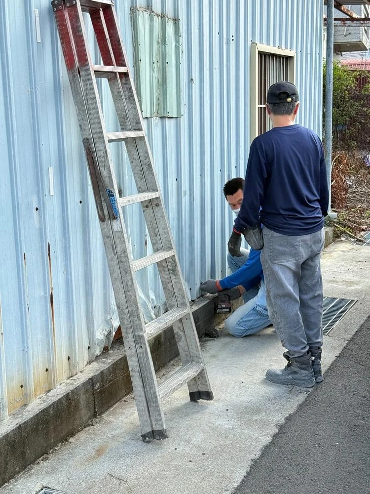 老屋拆除夷為平地施工前、中、後
