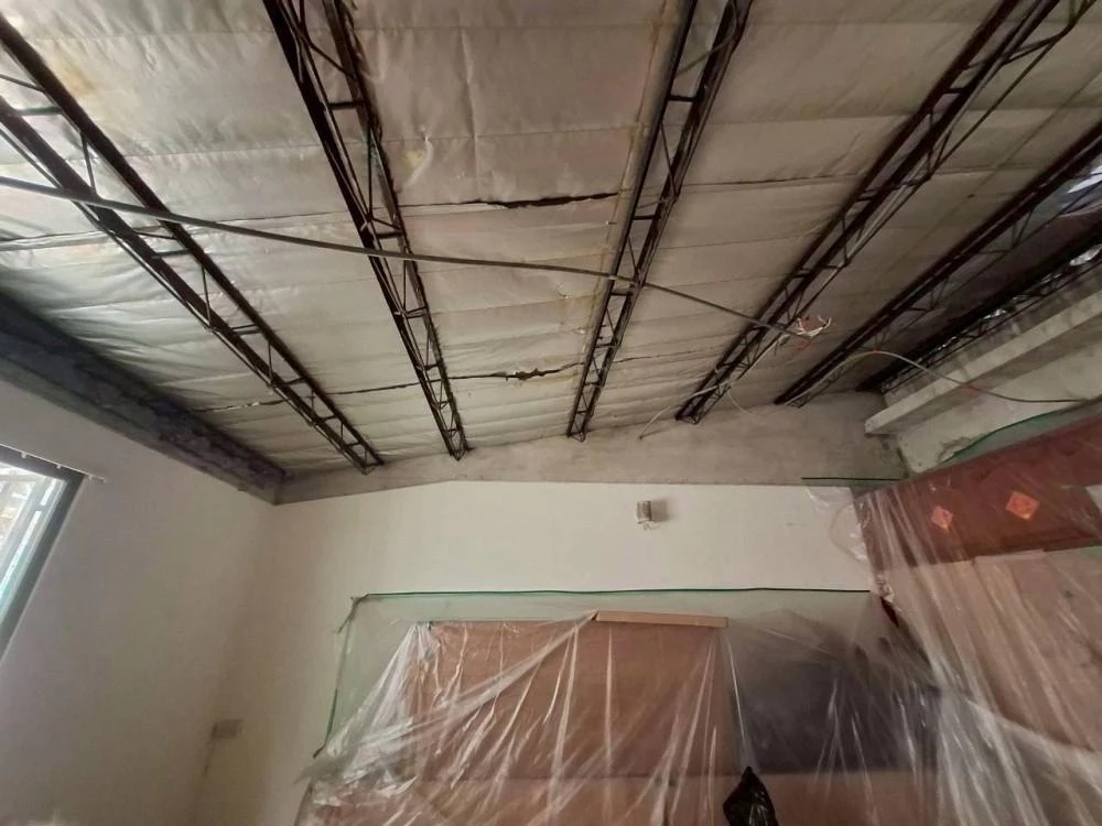 透天住宅房間天花板拆除施工前中後