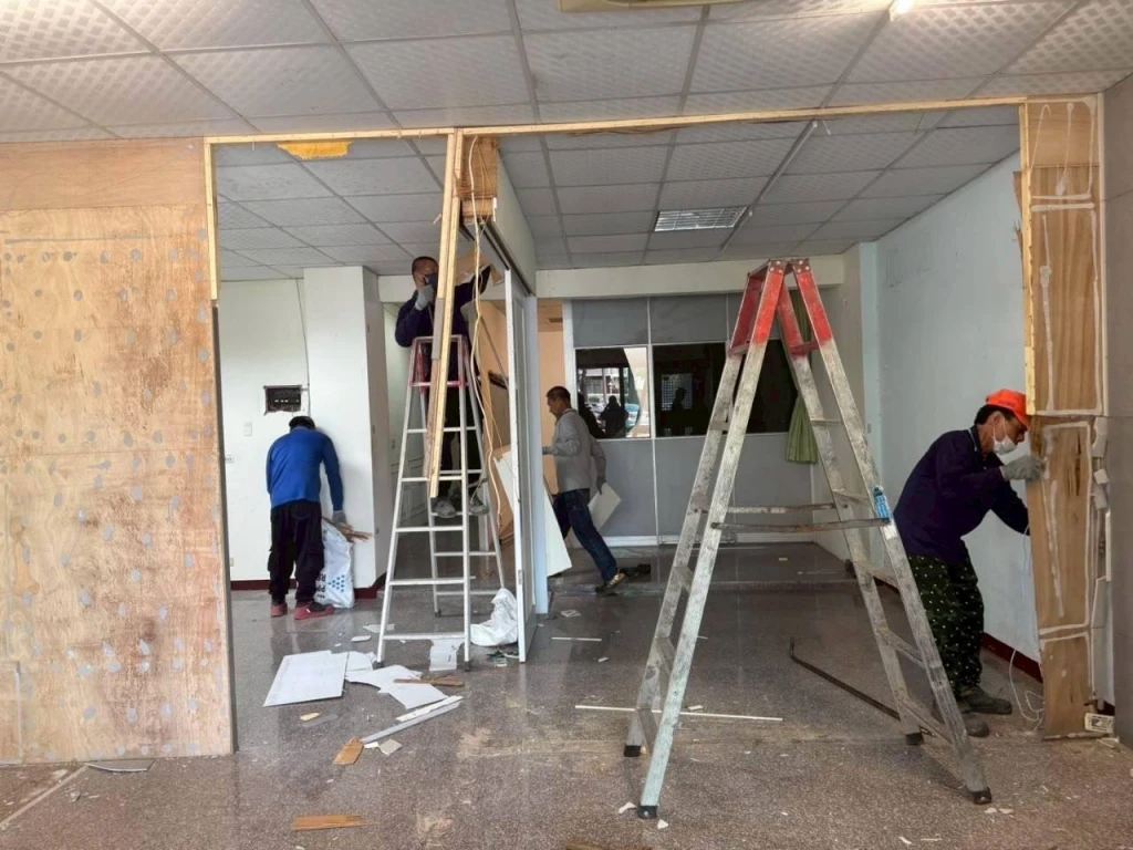 室內裝潢拆除施工前中後