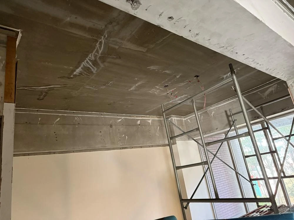 室內裝潢.天花板拆除、局部地磚、廁所打除施工前、中、後