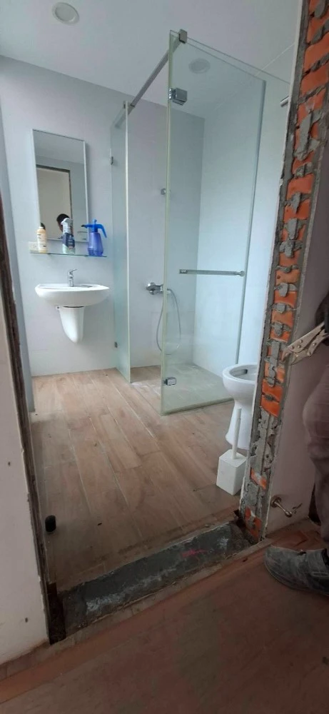 透天住宅局部裝潢.坎燈拆除、局部地面打到見底施工前、中、後