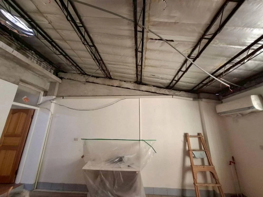 透天住宅房間天花板拆除施工前中後