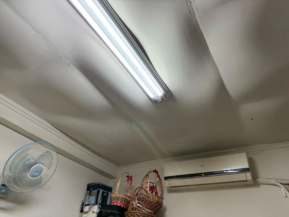 透天住宅1-3樓天花板、局部裝潢拆除施工前、中、後