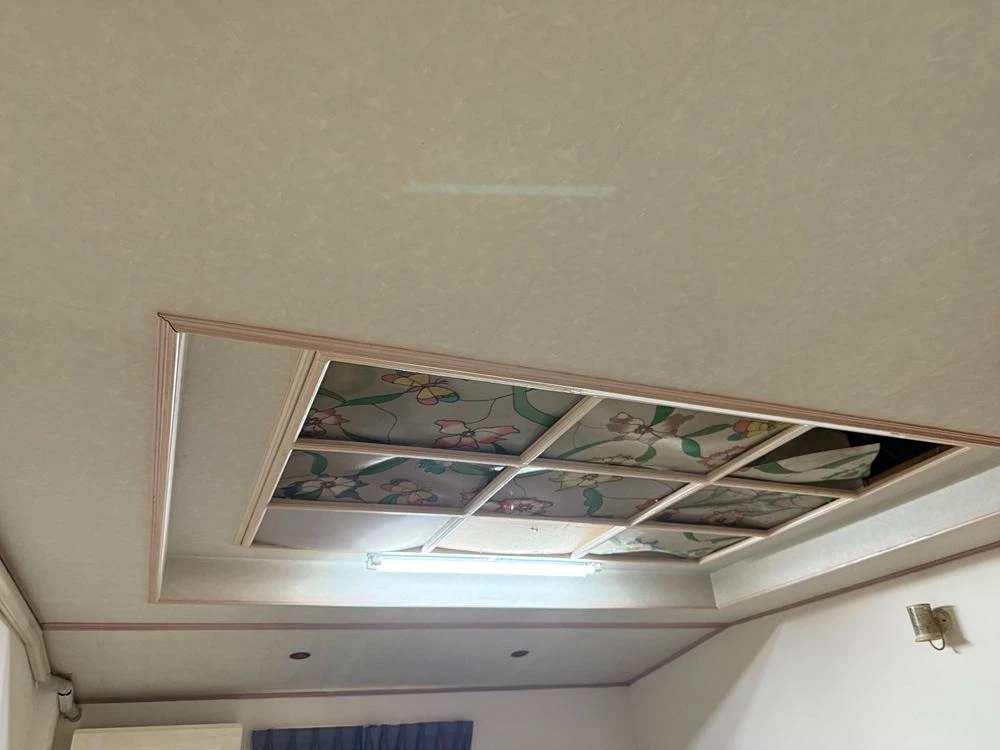 透天住宅房間天花板拆除施工前中後