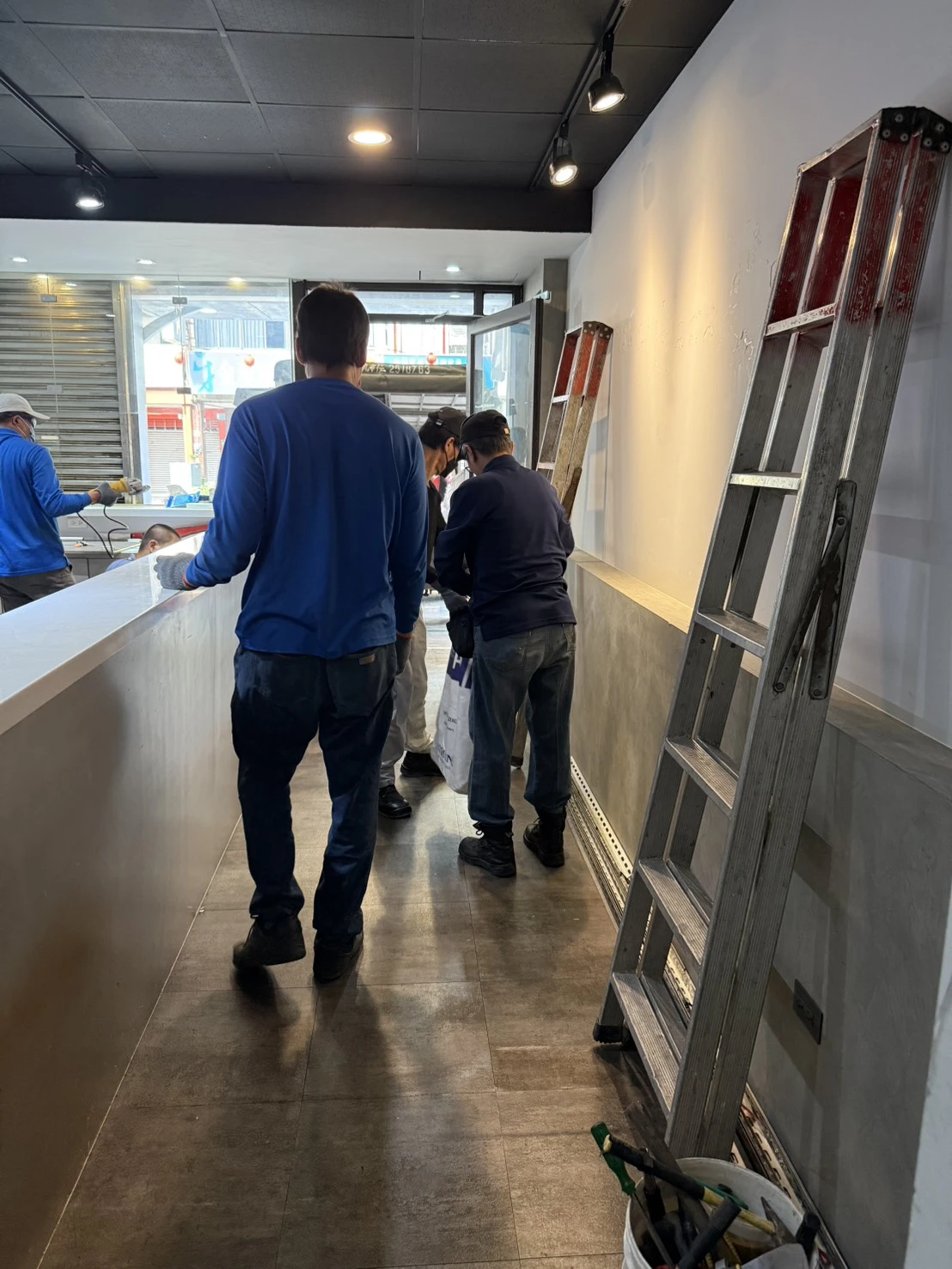 店面局部裝潢拆除施工前、中、後
