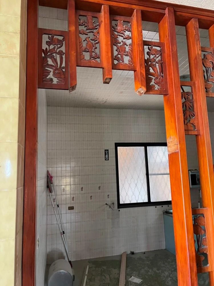 透天住宅天花板.局部櫃子拆除施工前、中、後
