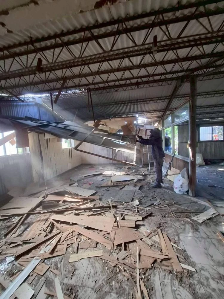 鐵皮拆含內部裝潢拆除夷為平地施工前中後