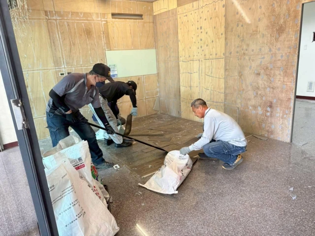 室內裝潢拆除施工前中後