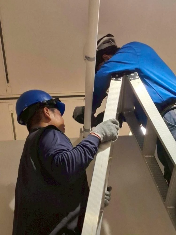 整場設備拆除施工前中後