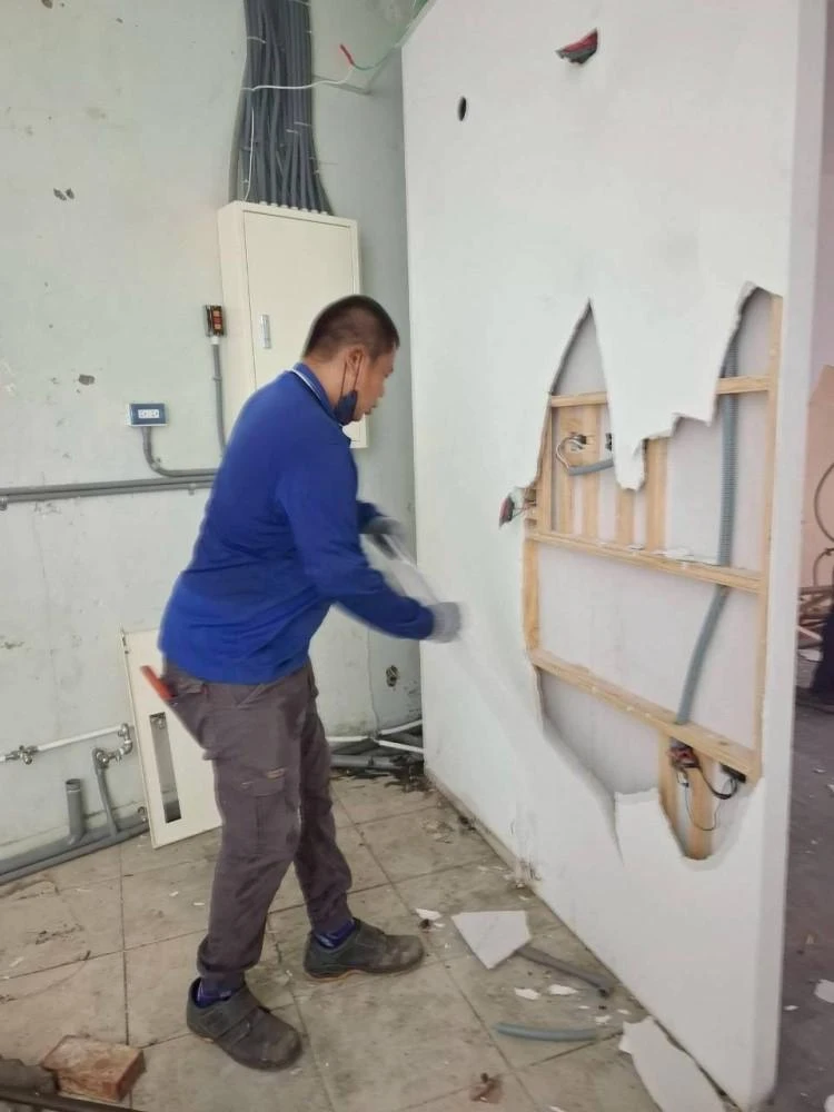 店面裝潢天花板拆除清空施工前中後