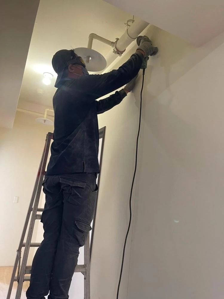 新大樓局部隔間牆拆除施工前、中、後