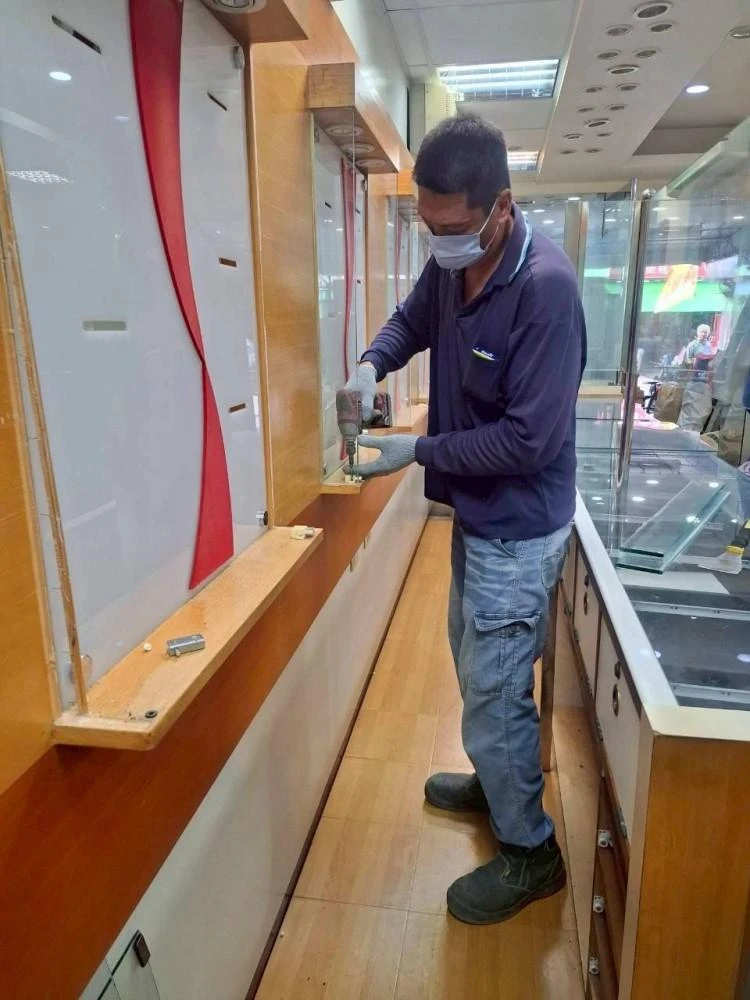 店面裝潢天花板拆除施工前中後