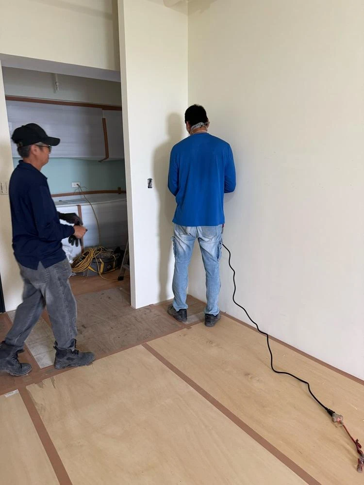 新大樓局部隔間牆拆除施工前、中、後