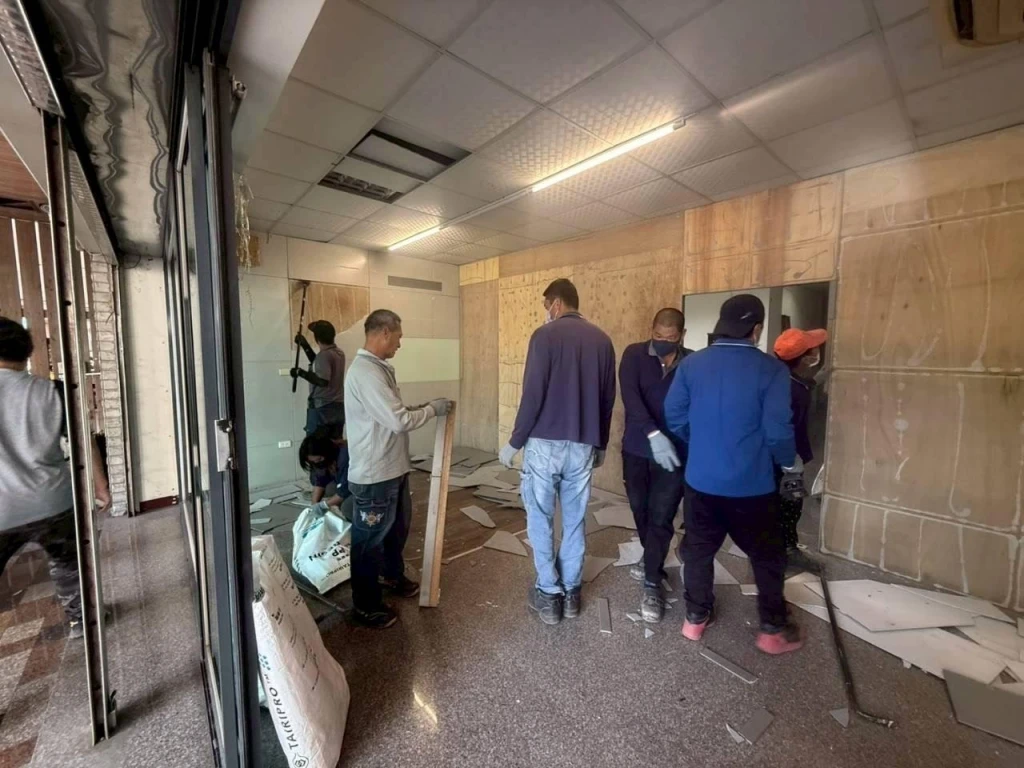室內裝潢拆除施工前中後
