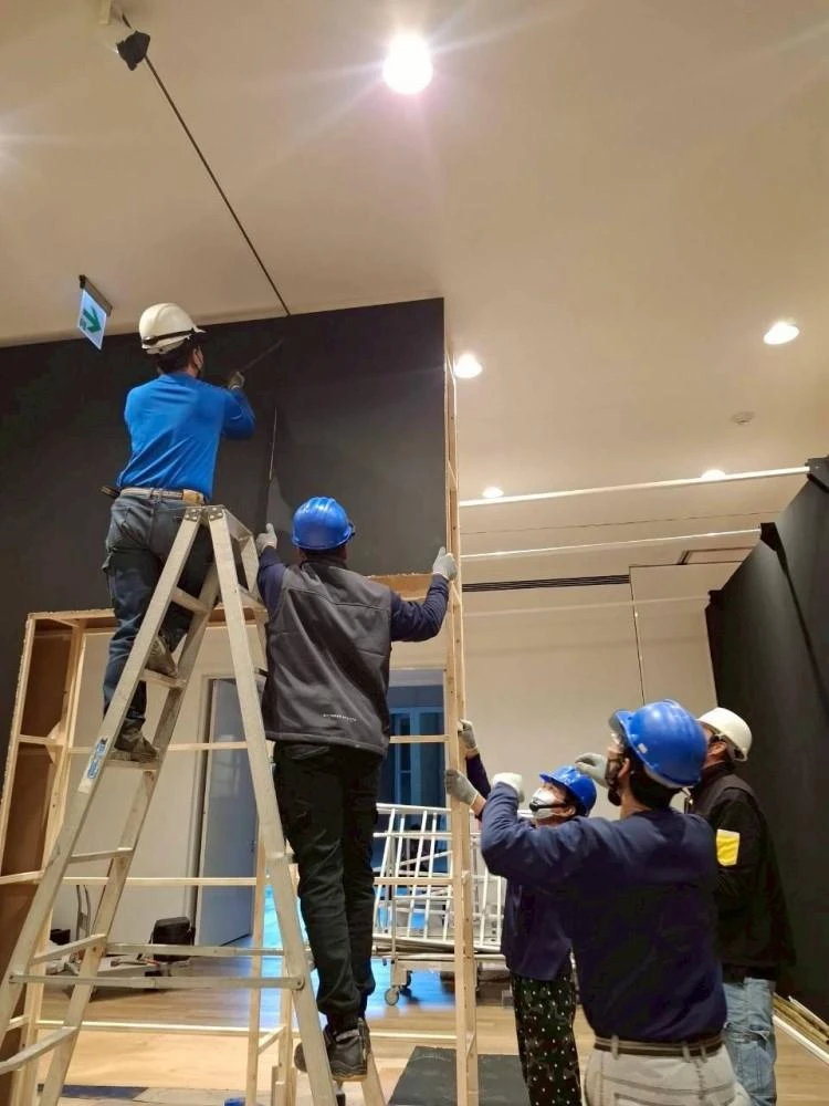 整場設備拆除施工前中後